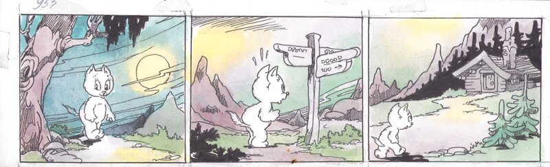 Dick Matena (naar Marten Toonder) | 2025 | Tom Poes en de meester-schilder 953 - Planche originale
