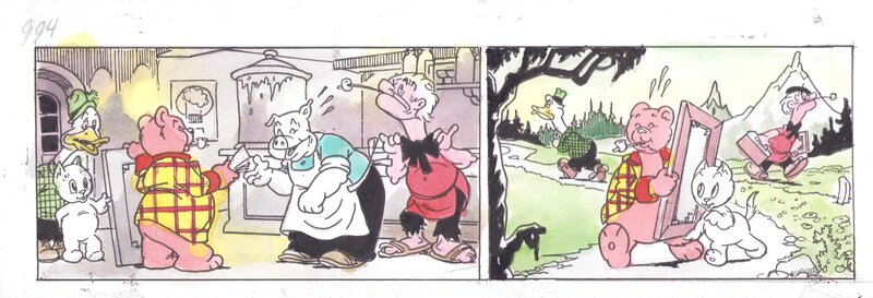 Dick Matena (naar Marten Toonder) | 2025 | Tom Poes en de meester-schilder 994 - Planche originale
