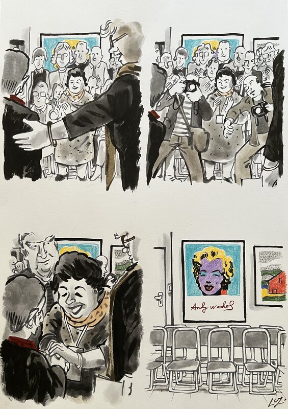 Luz, Planche Deux Filles Nues - Planche originale