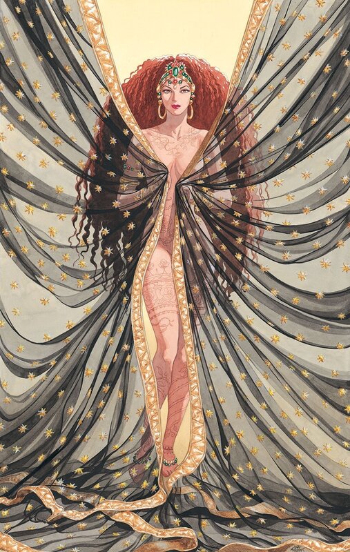 Ana Mirallès, Jade dans les étoiles - Illustration originale