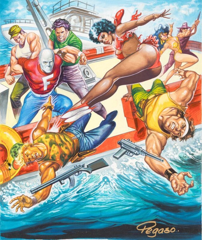 Rodolfo Pegaso, Fantomas, La Amenaza Elegante #9 Cover - Comic Strip