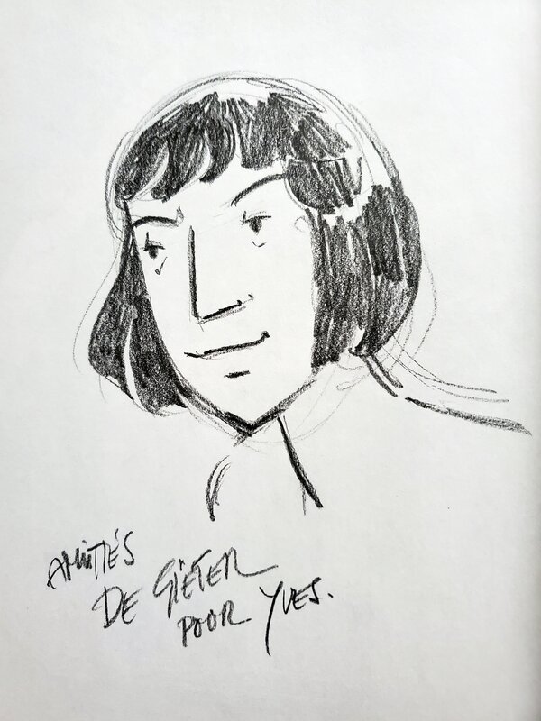 Lucien De Gieter, PAPYRUS   T14 L'ÎLE CYCLOPE - Sketch