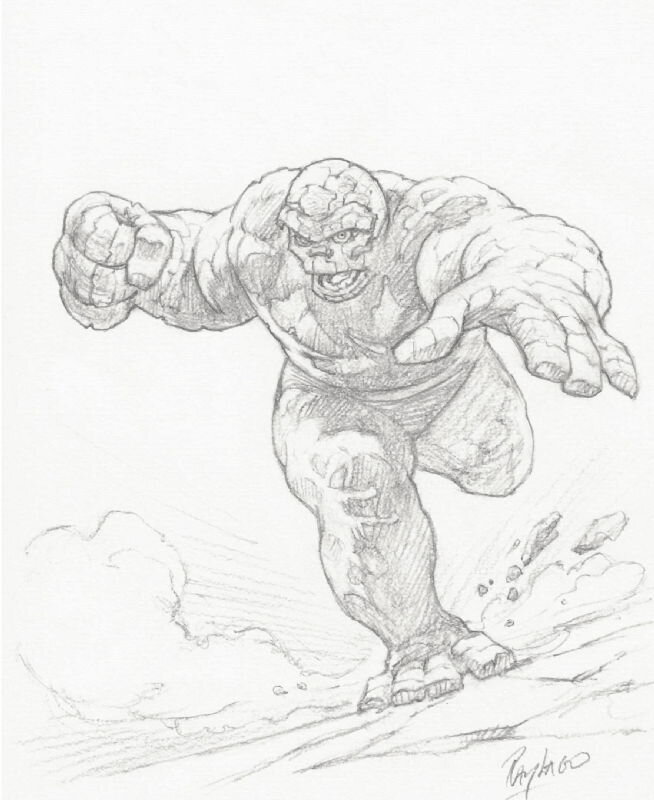 The Thing by Ray Lago - Original Illustration