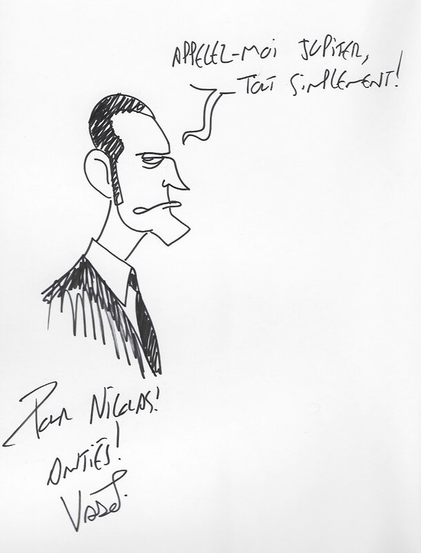 Emmanuel Macron by Nicolas Vadot - Sketch