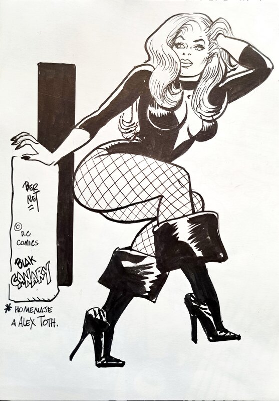 Black Canary par Jordi Bernet, Alex Toth, Carmine Infantino, Robert Kanigher - Illustration originale