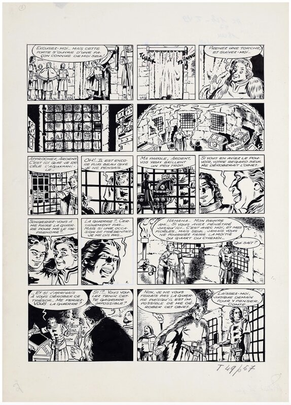 For sale - François Craenhals, CHEVALIER ARDENT ET L'AQUAMANILE - Comic Strip