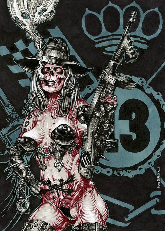 La Muerte par Denis GRRR - Illustration originale