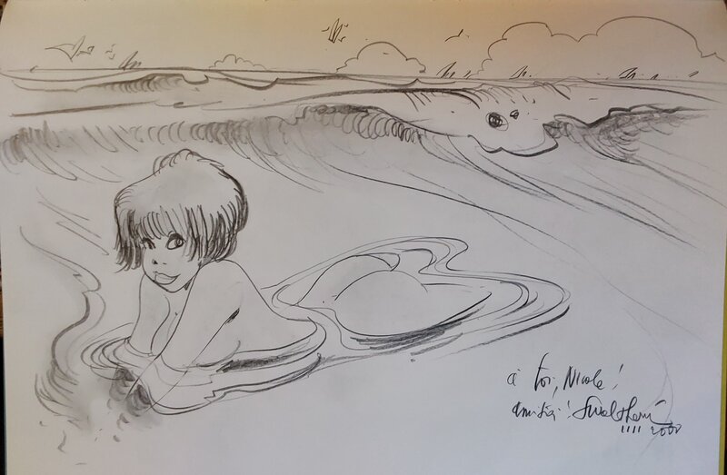 François Walthéry, Natacha : La ceinture de Cherchemidi - Dédicace