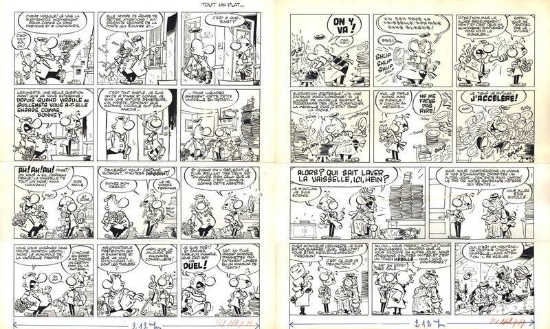 For sale - Greg : Achille Talon gag n° 58 - Comic Strip