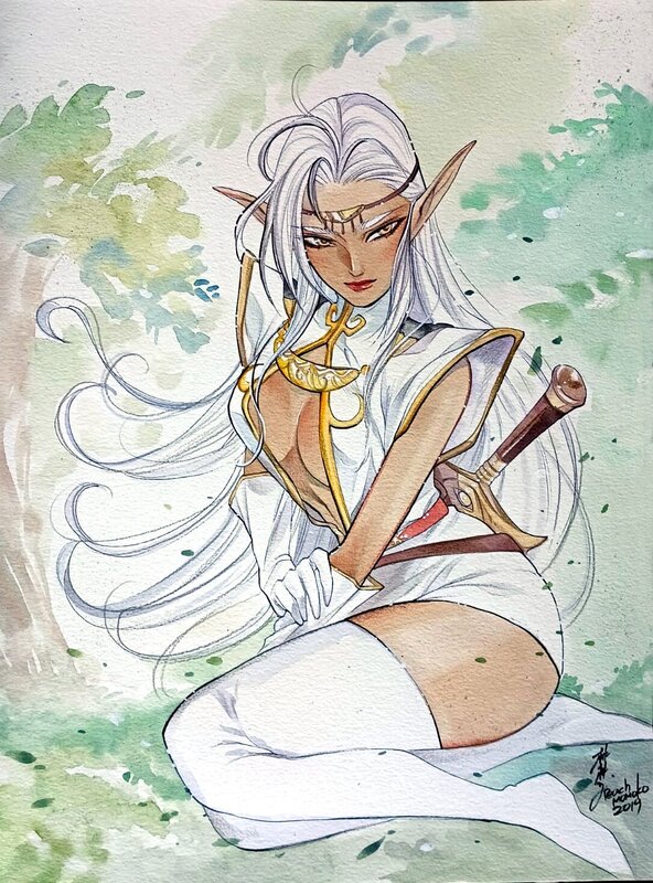 Pirotess par Peach Momoko - Illustration originale