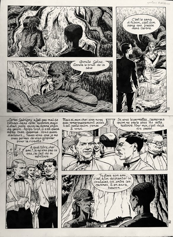 Claude Auclair, Le Sang du Flambayant  pl. 101 - Comic Strip