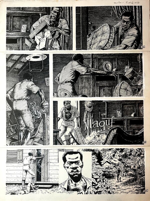 Claude Auclair, Le Sang du Flambayant  pl. 23 - Comic Strip