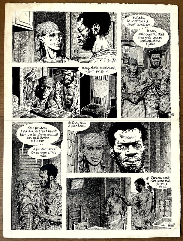 Claude Auclair, Le Sang du Flambayant  pl. 32 - Comic Strip