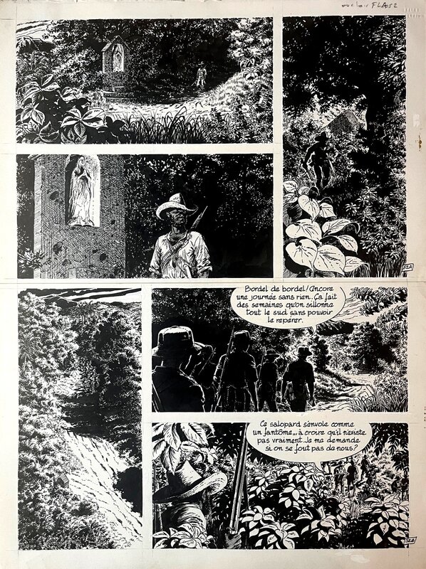 Claude Auclair, Le Sang du Flambayant  pl. 52 - Comic Strip