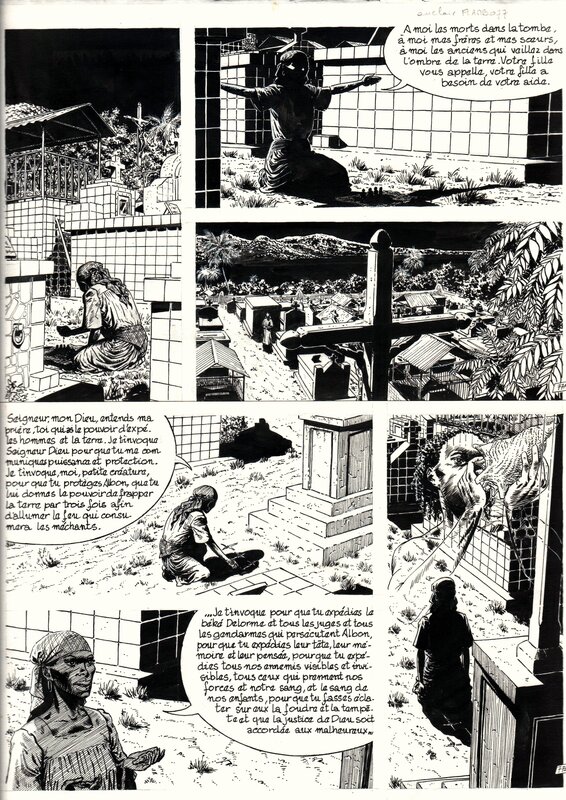 Claude Auclair, Le Sang du Flambayant  pl. 77 - Comic Strip