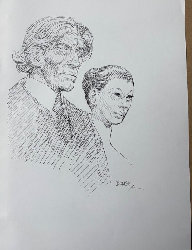 François Boucq, Illustration originale bouncer et Yin Li - Illustration originale