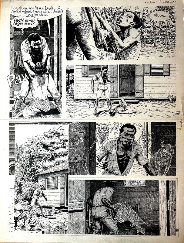 Auclair, Le Sang du Flambayant pl. 22 - Comic Strip
