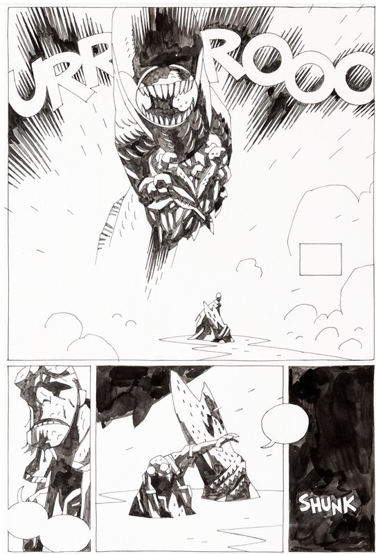 Mike Mignola, Hellboy: The Island #2 Story Page 25 - Planche originale
