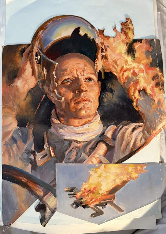 Fighter Pilot par Alfredo De La Maria - Planche originale