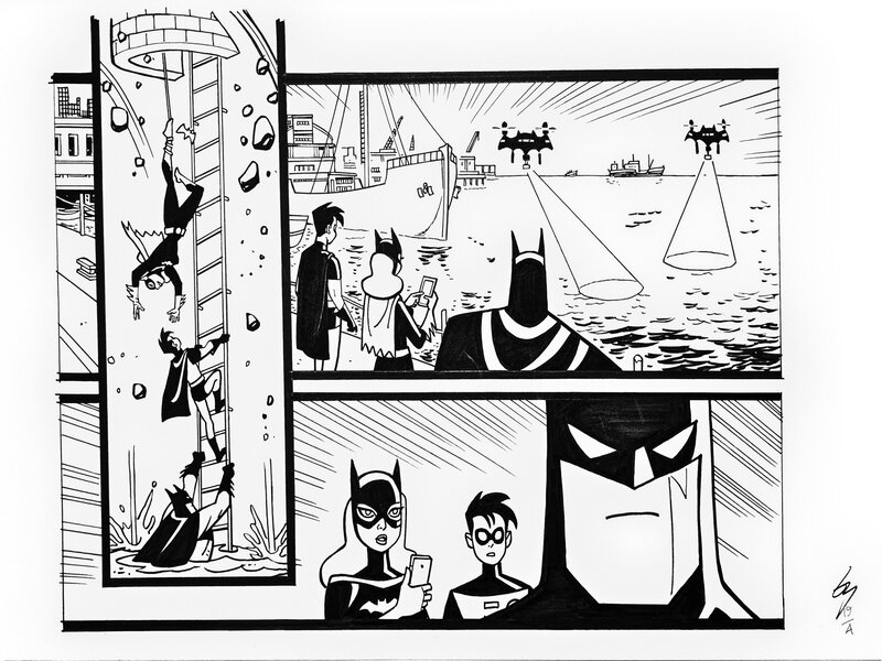 Ty Templeton, Batman - The Adventures Continue - Season 1 - Issue #7 p19A - Planche originale