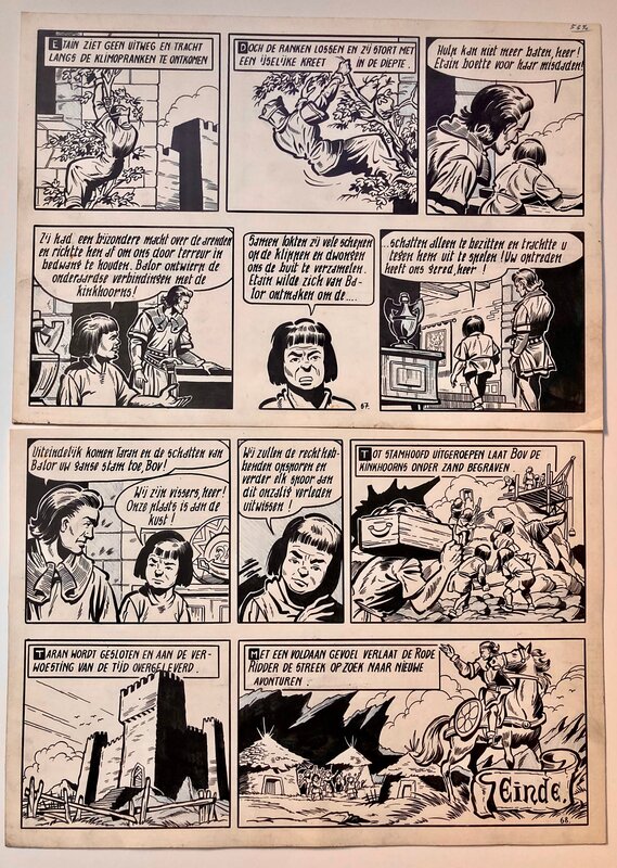 Karel Verschuere, Willy Vandersteen, De Rode Ridder - De Galmende Kinkhoorns - Comic Strip