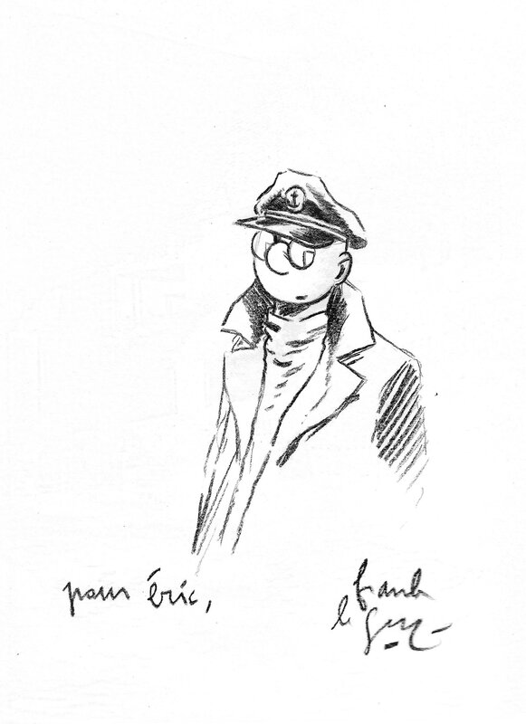 1987 - Dédicace Frank Le Gall - Théodore Poussin - Dédicace