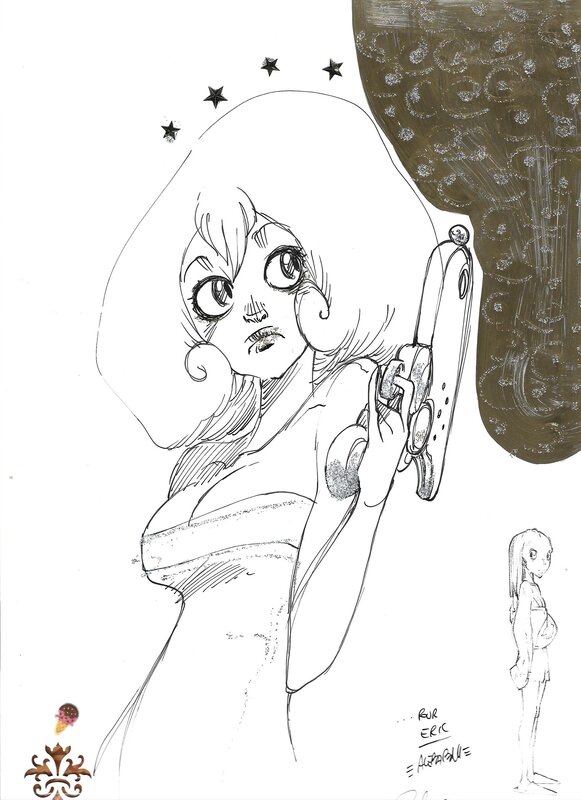 2010 - Dédicace - Alessandro Barbucci - Sky Doll (Tome 3) - Dédicace