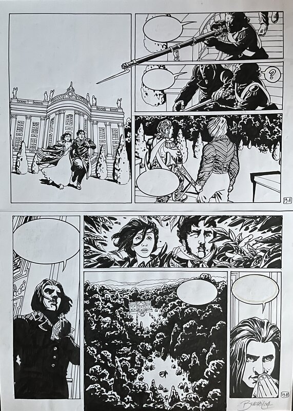 Dominique Bertail, Matz, Shandy, un Anglais dans l'Empire - Planche originale