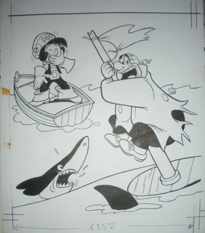 En vente - Luciano Bottaro, Pepito cover, 1960's - Couverture originale