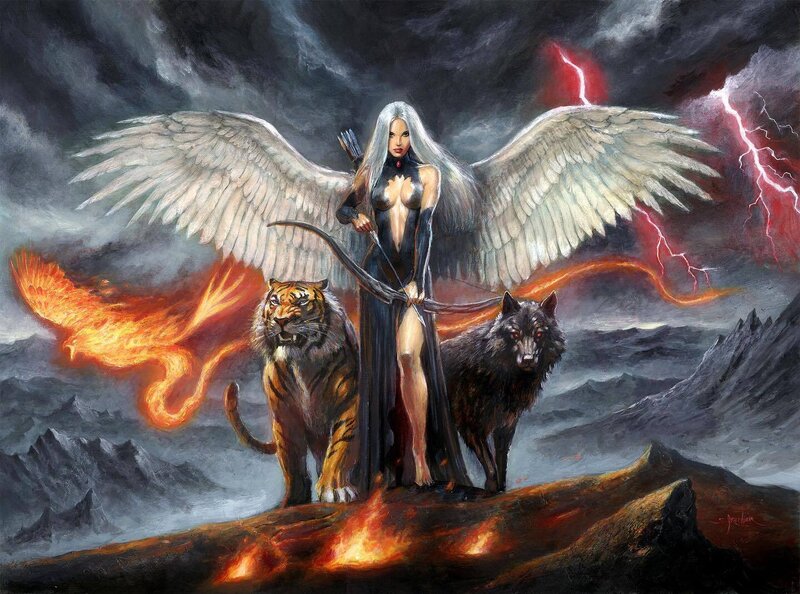 Night Angel par Sébastien Grenier - Illustration originale