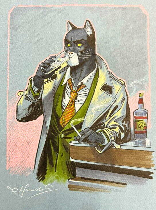 Blacksad par Juanjo Guarnido - Illustration originale