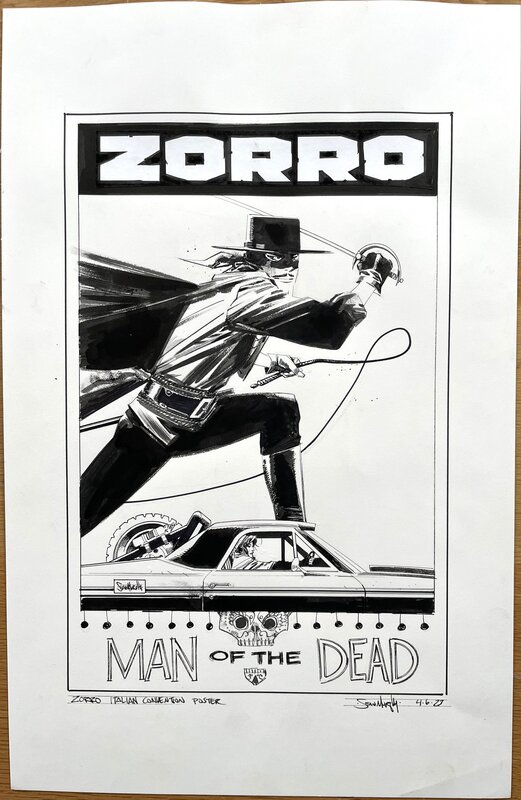 Murphy - Very First Zorro Cover - Original Cover