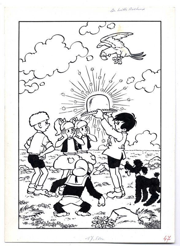 Jommeke - Gil et Jo par Jef Nys - Illustration originale