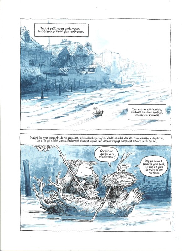 En vente - Phicil, 2020 - le Grand Voyage de Rameau - Planche originale