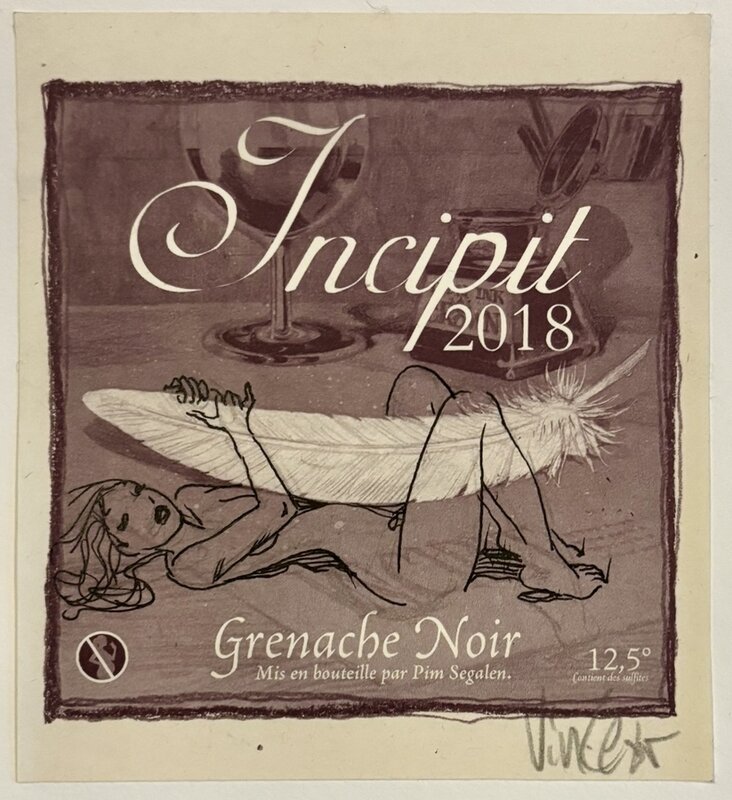 La plume par Vincent Roucher, Vince - Œuvre originale