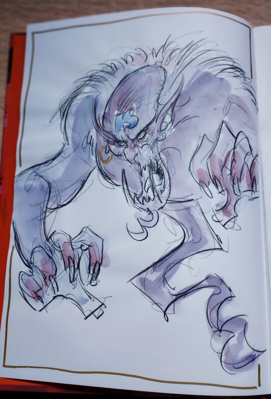 Sinbad Le Djinn by Pierre Alary - Sketch