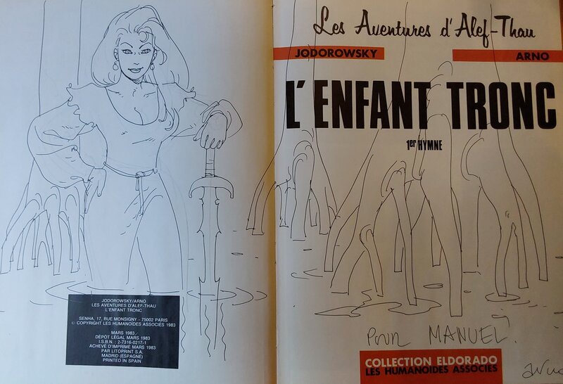 Arno, Les aventures d’Alef-Thau : l’enfant tronc - Dédicace