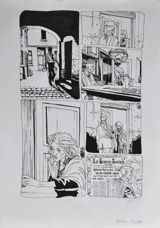Gess, Les contes de la pieuvre (T1) - La Malédiction de Gustave Babel - Planche originale