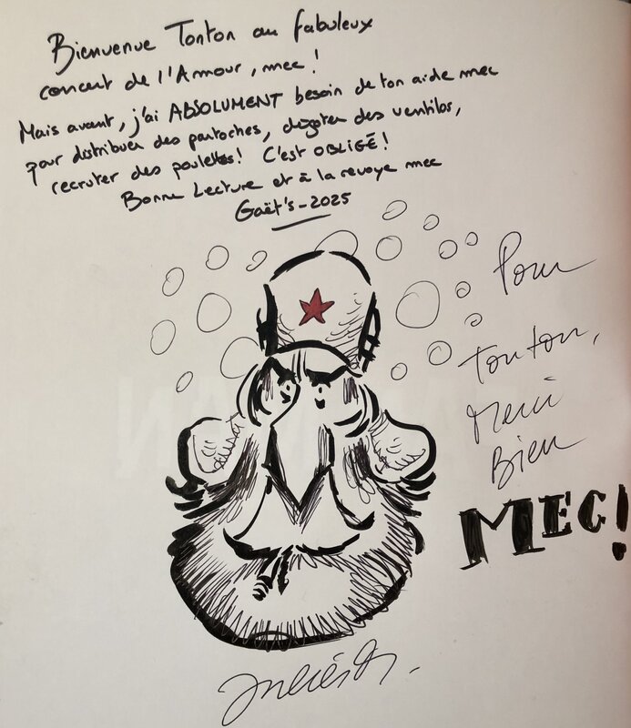 Fan MAN par Julien Monier - Dédicace