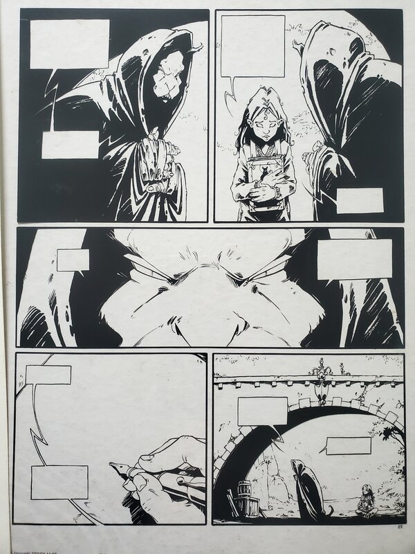 Olivier Boiscommun, LE LIVRE DE...   T1 LE LIVRE DE JACK - Planche originale