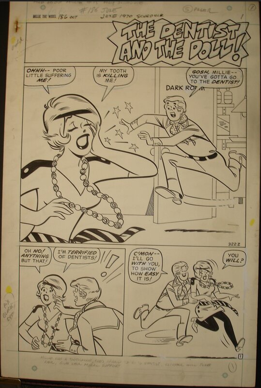 Stan Goldberg, Stan Lee, The Dentist And The Doll ! (Dentiste) - Planche originale