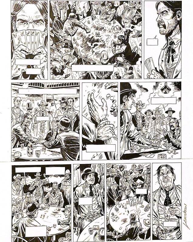Wild West par Jacques Lamontagne - Planche originale