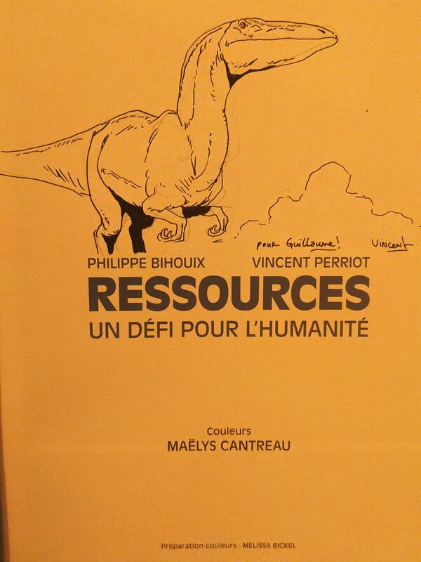 Vincent Perriot, Ressources, un défi pour l'humanité - Sketch