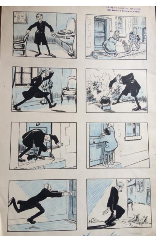 Alexis Vallet, Une bonne idée (Dentiste) - Planche originale