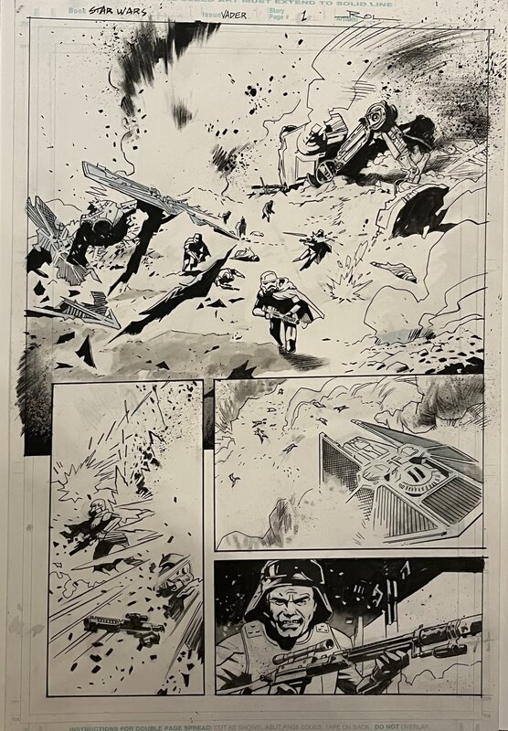 Roland Boschi, Star wars : Empire Ascendant - Planche originale