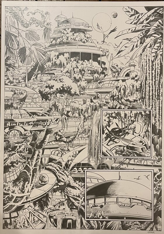 Colonisation par Vincenzo Cucca - Planche originale