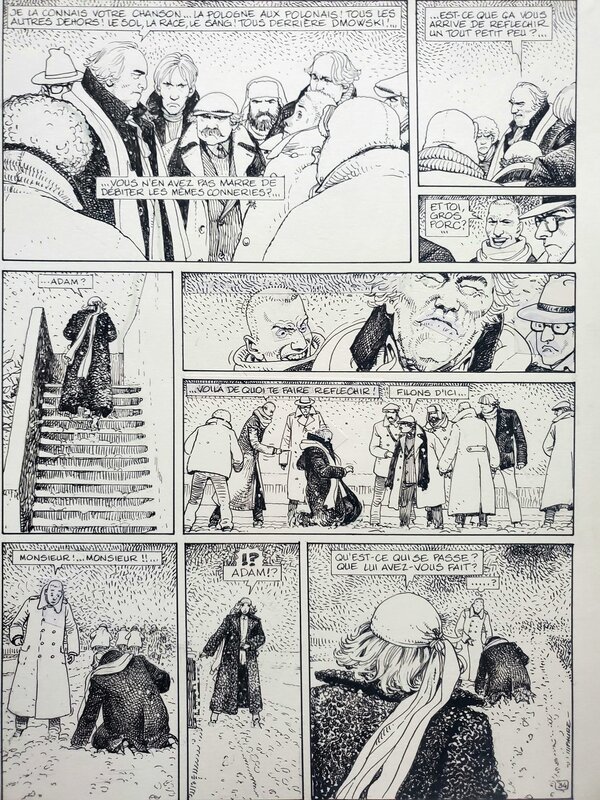 Michel Faure, LE MAÎTRE DE PEINTURE - Planche originale