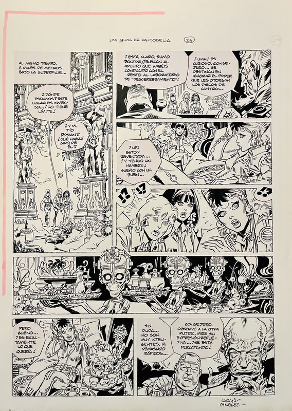 Dani Futuro par Carlos Giménez, Victor Mora - Planche originale