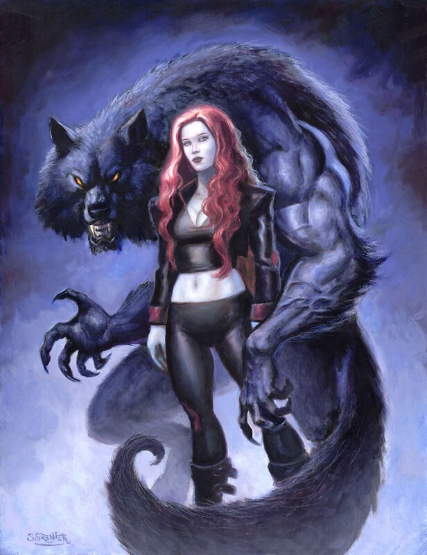Sébastien Grenier, Under the wolfmoon (2011) - Original Illustration