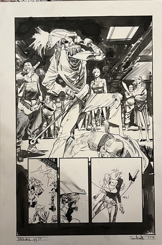 The wake par Sean Murphy - Planche originale
